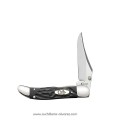 Navaja CASE KICKSTART Rough Black® Synthetic Mid-Folding Hunter CA60442