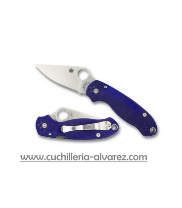 Navaja Spyderco PARA 3 G-10 DARK BLUE CPM S110V