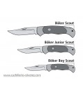 Navaja BOKER Scout Spearpoint Maserbirke Damast 112202DAM