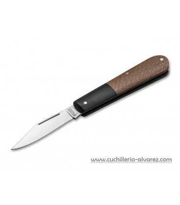 NavajaBoker Barlow Integral Burlap Micarta Brown 110943