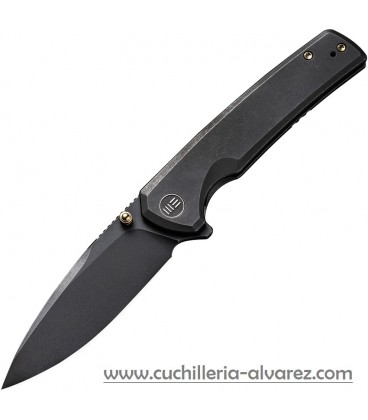 Navaja We Knife Co Subjugator Framelock Black Framelock 21014C5