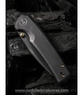 Navaja We Knife Co Subjugator Framelock Black Framelock 21014C5