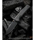 Navaja We Knife Co Subjugator Framelock Black Framelock 21014C5