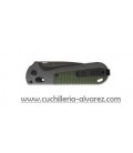 Benchmade REDOUBT SERRATED Grivory gris/verde 430SBK