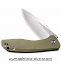 CIVIVI BAKLASH 801A Linerlock Green G10