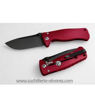 Navaja Lionsteel SR2 BB Aluminio Rojo