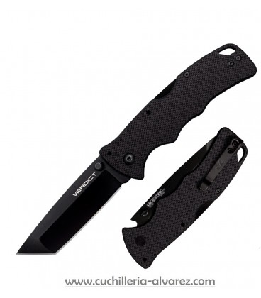 Navaja COLD STEEL VERDICT Lockback Black Tanto FLC3T10A