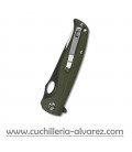 QSP Knife Gavial Linerlock G10 Green QS126B