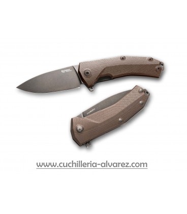 Navaja Lionsteel G10 Brown KUR BBR