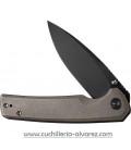 Navaja We Knife Co Subjugator Framelock Gray 21014C