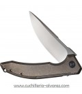 Navaja WE KNIFE Quixotic Framelock Bronze 210165