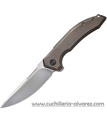 Navaja WE KNIFE Quixotic Framelock Bronze 210165