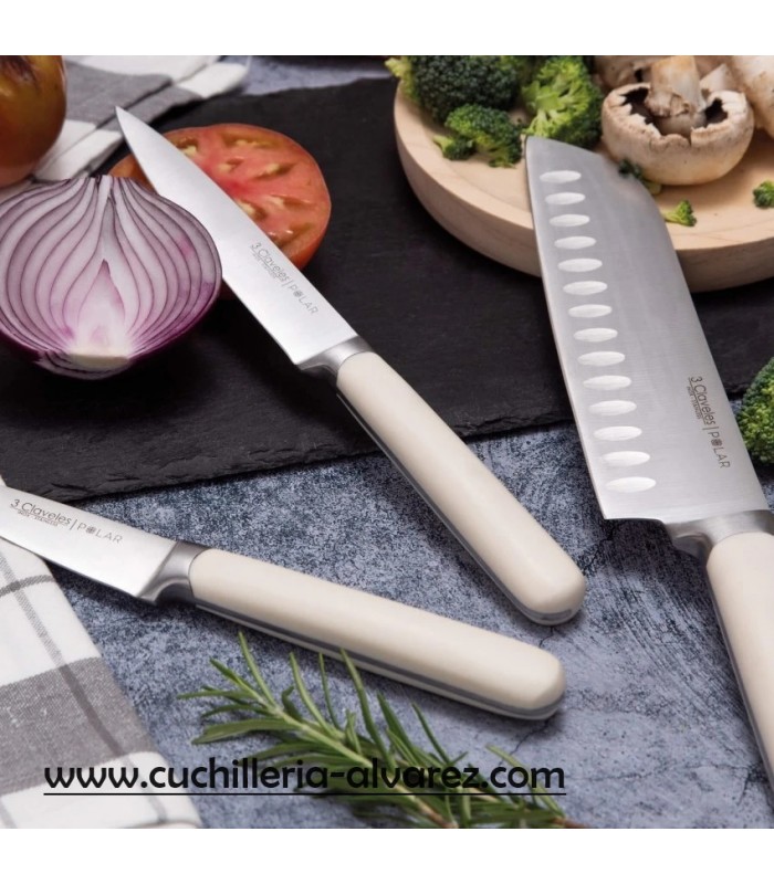 set,cuchillo,chaira,jamonero,cubrejamon,cuchillos,3 claveles,01700