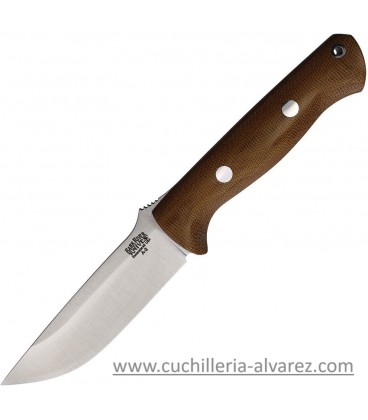 Cuchillo Bark River Bravo 1 Natural Canvas Micarta BA111MNC