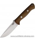 Cuchillo Bark River Bravo 1 Natural Canvas Micarta Matte BA111MNCM