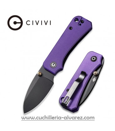 CIVIVI BABY Banter Linerlock Purple CIVC19068S-4