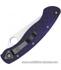 Navaja Spyderco MILITARY Dark Blue linerlock CPM S110V C36GPDBL