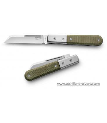 Navaja Lionsteel BARLOW DOM micarta verde CK0115 CVG