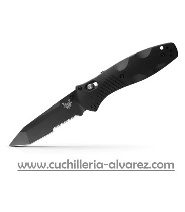 Benchmade BARRAGE VALOX TANTO BLACK SERRATED 583SBK