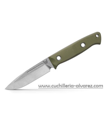 Cuchillo Benchmade BUSHCRAFTER OD GREEN G10 163-1