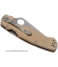 Navaja Spyderco PARAMILITARY 2 Brown Canvas C81MPCW2