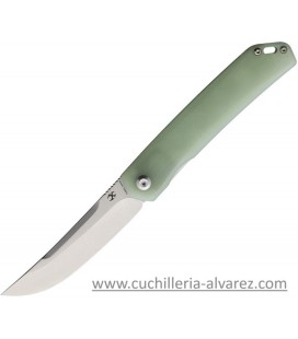 Navaja Kansept Knives Hazakura Linerlock Jade G10 KT1019C3