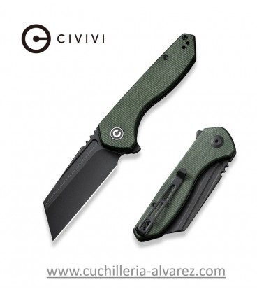 CIVIVI ExOne Linerlock green micarta CIVC230363