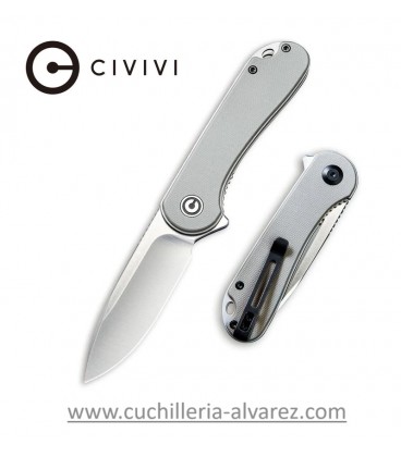 CIVIVI ELEMENTUM Linerlock Gray G10 CIVC907B