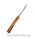 CIVIVI ELEMENTUM Linerlock Orange G10 CIVC907R