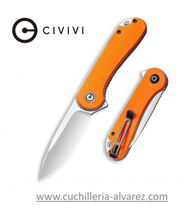 CIVIVI ELEMENTUM Linerlock Orange G10 CIVC907R