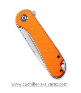 CIVIVI ELEMENTUM Linerlock Orange G10 CIVC907R