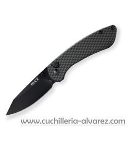 Navaja Buck Mini Sovereign Button Lock CF 743CFS