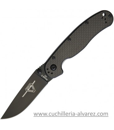 Navaja ONTARIO RAT II Carbon Fiber D2 ON8834