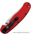 Navaja ONTARIO RAT II Linerlock Red G10 S35VN ON8064