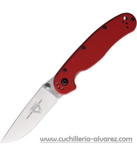 Navaja ONTARIO RAT II Linerlock Red G10 S35VN ON8064