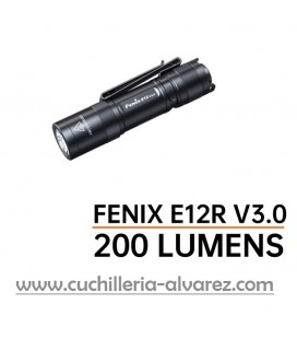 Linternas Fenix E12R-V3.0 negra