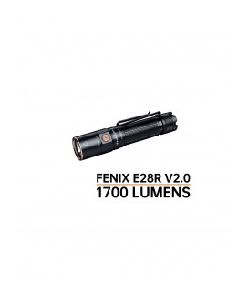 Linterna Fénix E28R V2.0 negra 1700 Lúmenes