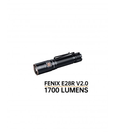 Linterna Fénix E28R V2.0 negra 1700 Lúmenes