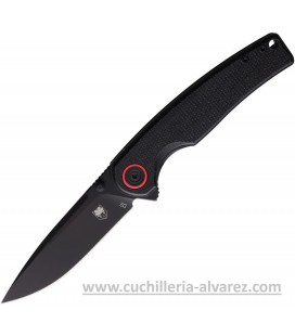 Cobratec Knives Samson Linerlock Black CBTSMSNBK