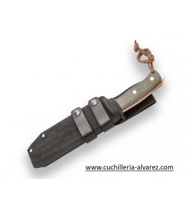 Cuchillo Joker NOMAD 6,5" MICARTA VERDE F. KYDEX CV137-K