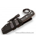 Cuchillo Joker NOMAD MICARTA NEGRA F. KYDEX + Pedernal CM125-F