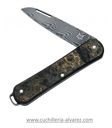 Navaja FOX Vulpis LIMITED EDITION Dark Matter Oro FX-VPDAM130 DMCO