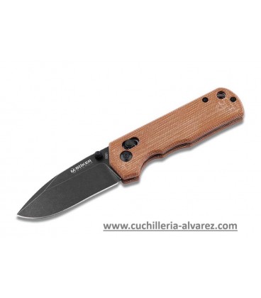 Navaja Magnum Rockstub Brown Micarta 01SC710