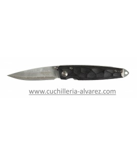 Navaja Mcusta SHINRA EMOTION TSUCHI Negro Pakkawood/Damasco MC-0079DP