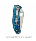 Spyderco TENACIOUS R.I.L. Ti Blue C122TIBLD2P