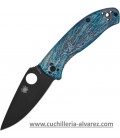 Spyderco TENACIOUS R.I.L. Ti Blue C122TIBLBKD2P