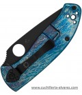 Spyderco TENACIOUS R.I.L. Ti Blue C122TIBLBKD2P