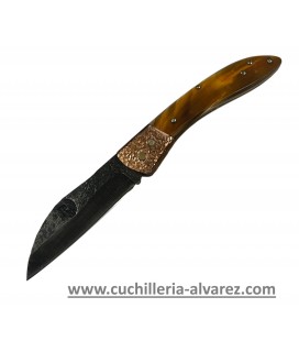 Navaja artesana RGC ARIES Bufalo-Cobre/Forjada