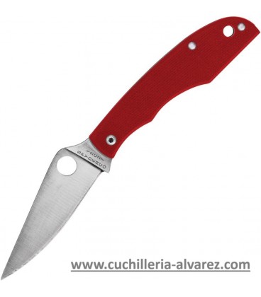 Spyderco Grasshopper Slip Joint Red C138GRDP