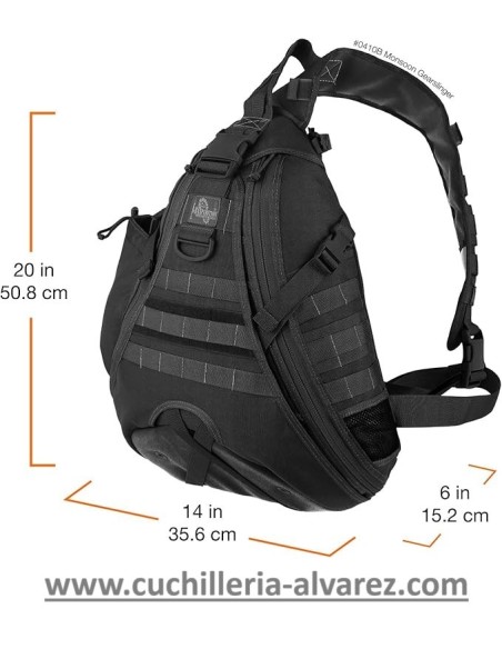 Bandolera Maxpedition Monsoon Gearslinger Black MX410B